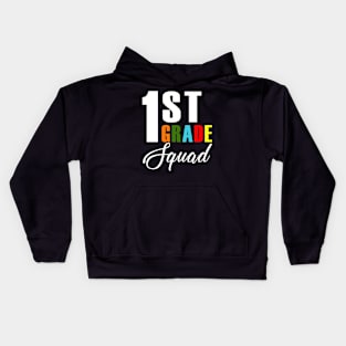 Team 1st First Grade Teacher Back To School Kids Hoodie